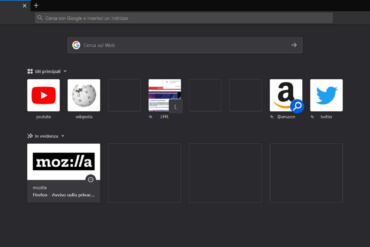 mozilla firefox new tab