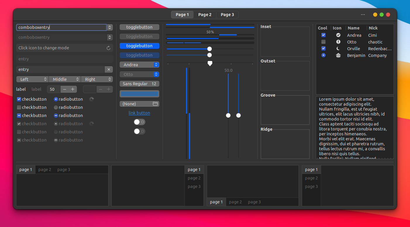 WhiteSur: ecco come trasformare il desktop GNU/Linux in macOS Big Sur 3 whitesur dark widgets
