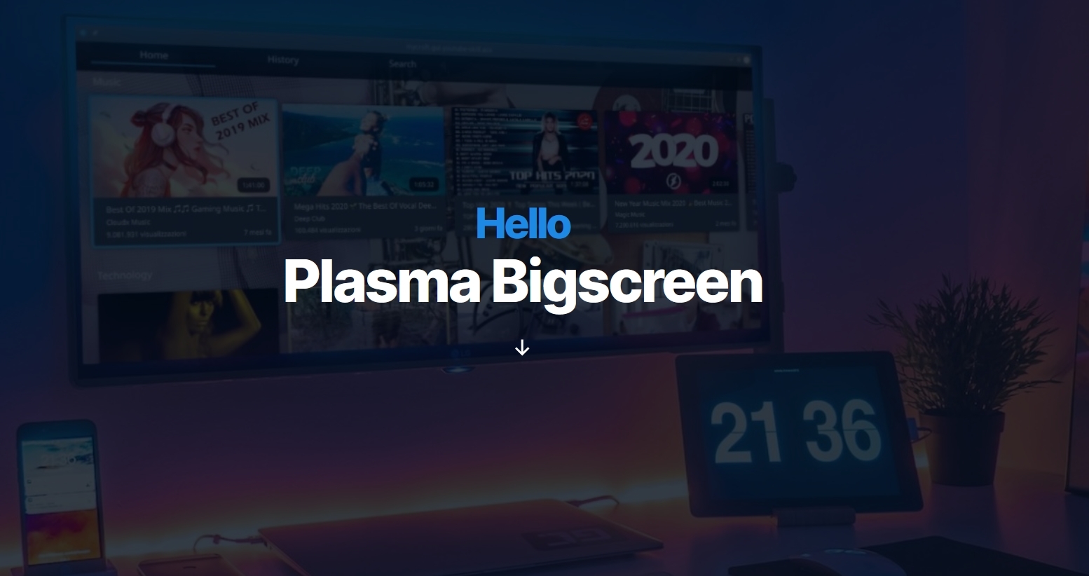 kde plasma bigscreen