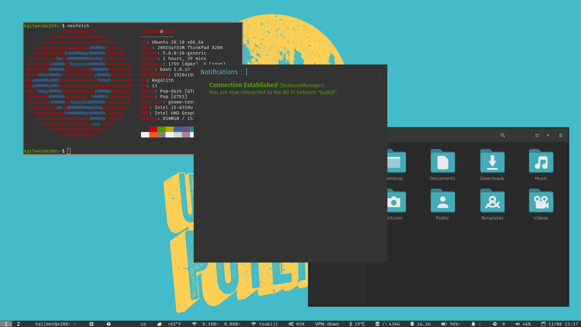regolith desktop 1.5 pop os