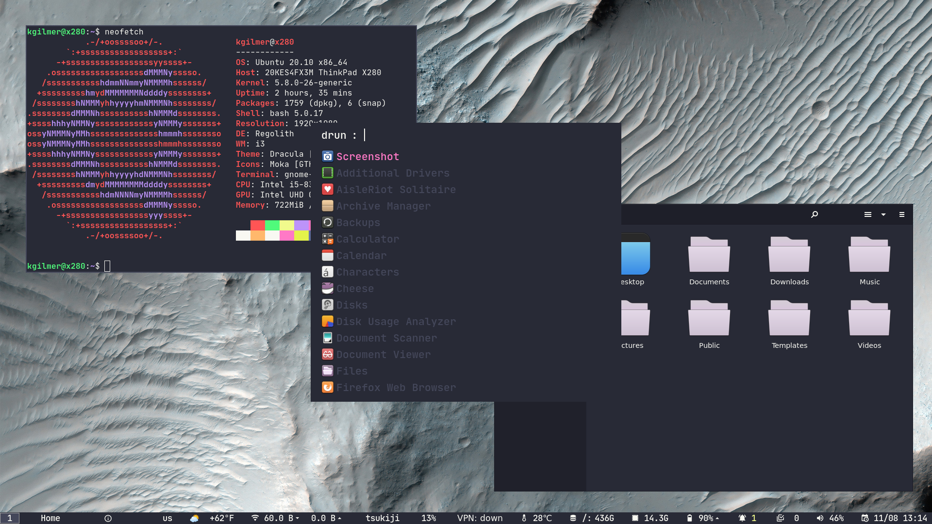 Regolith Desktop 1.5: fate un passo avanti con un tiling window manager