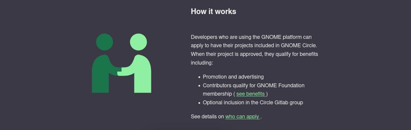 GNOME Circle, nuova iniziativa in favore degli sviluppatori indipendenti