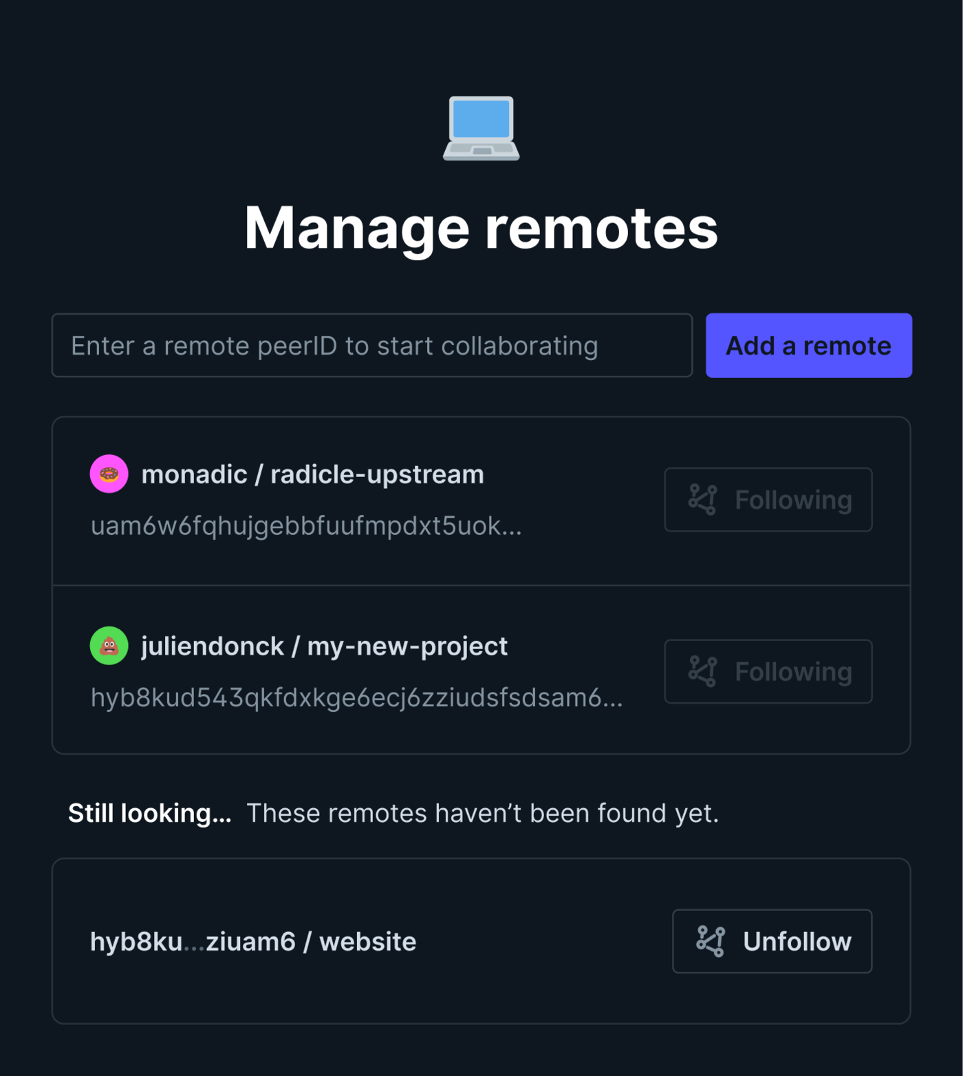 radicle open source p2p