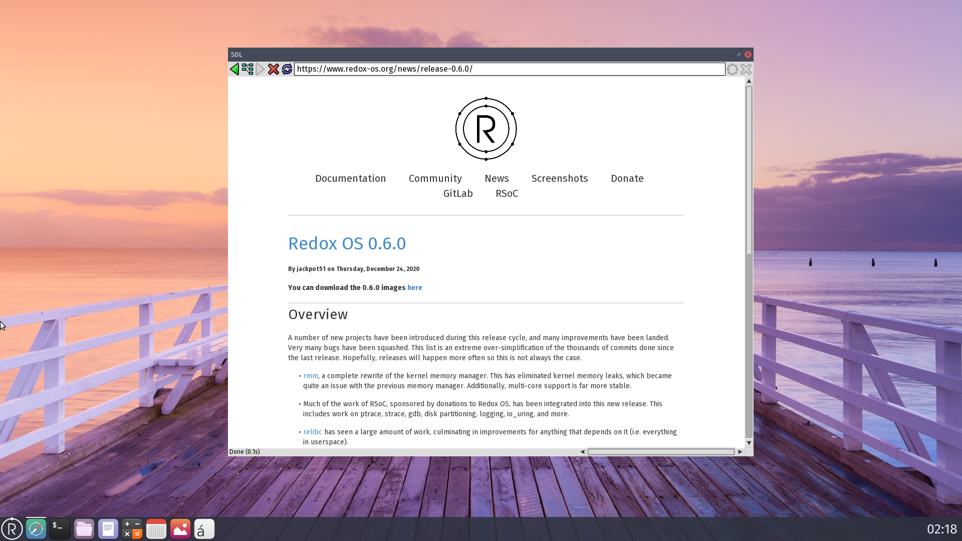 Ecco Redox OS 0.6.0, la distro Rust-based presenta RMM e sceglie TOML