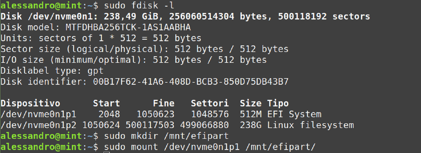 efi boot sequence efibootmgr efi partition