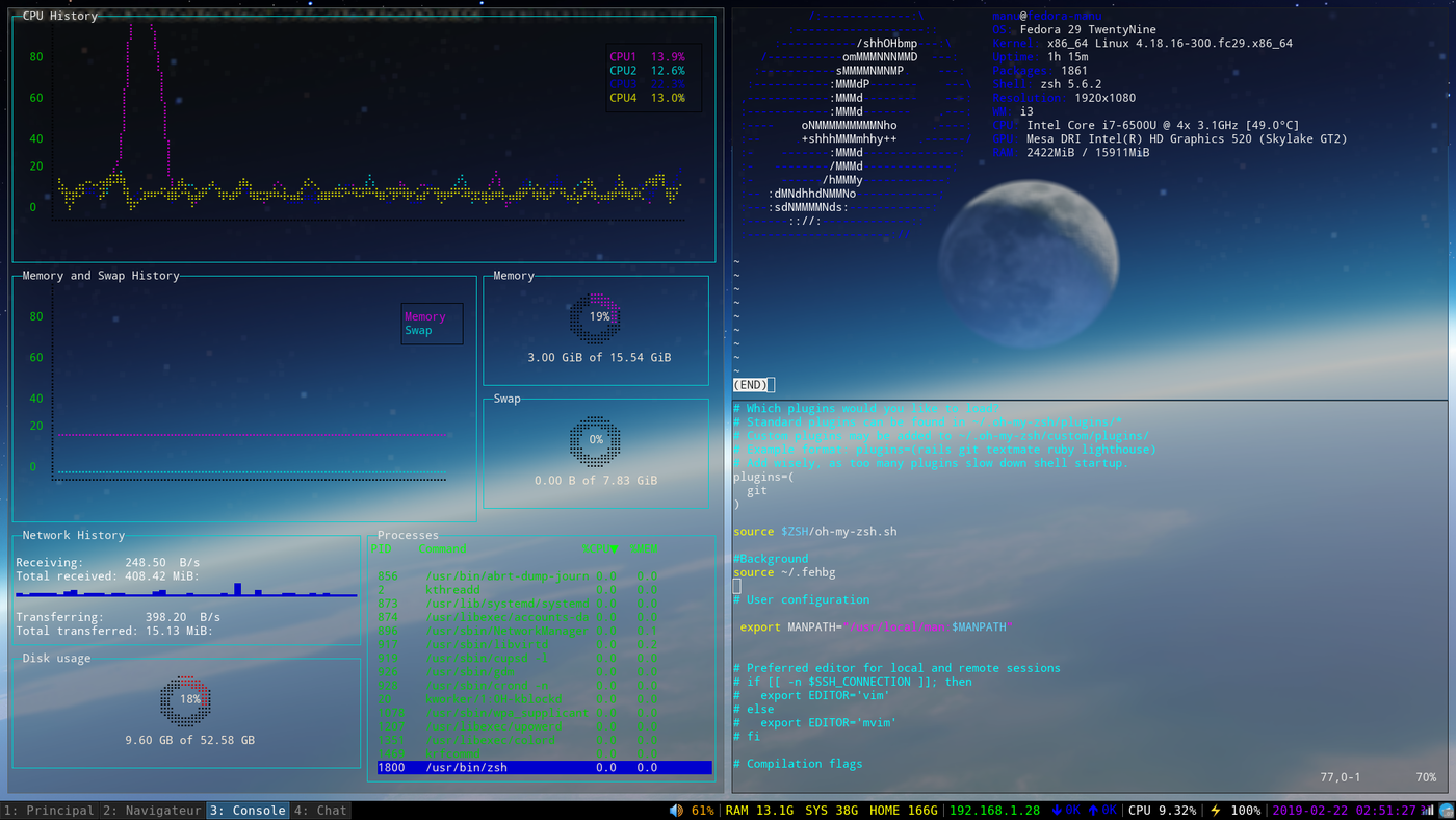 Fedora 34: in arrivo la spin ufficiale con i3 Window Manager