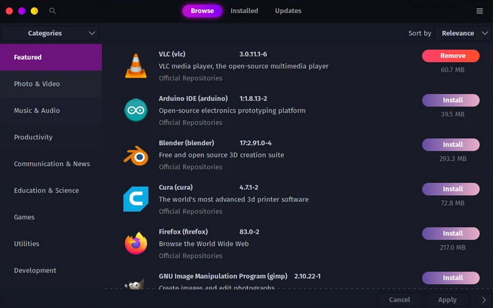 Garuda Linux, si fa spazio una nuova derivata di Arch 2 garuda linux pamac