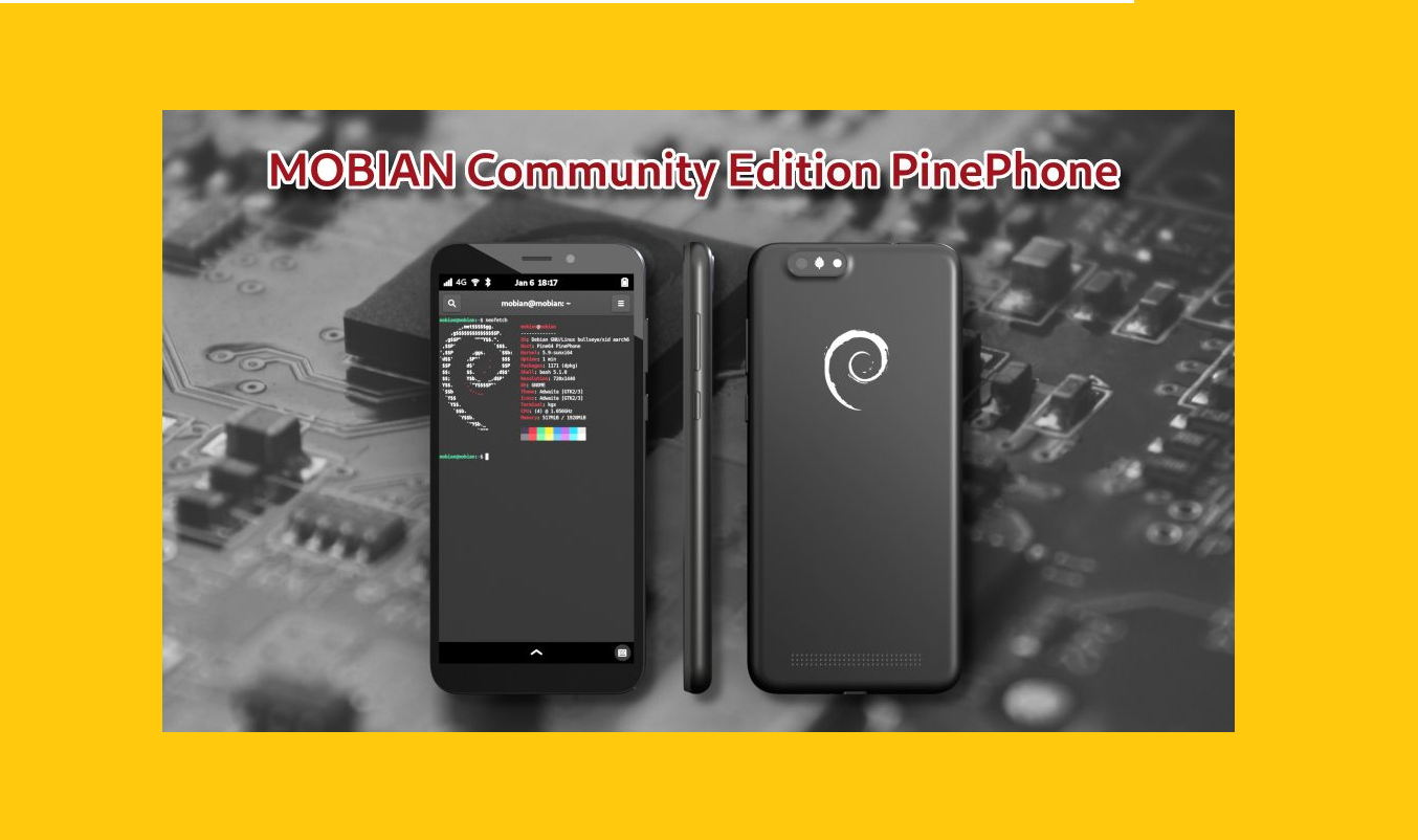 mobian pine64 pinephone