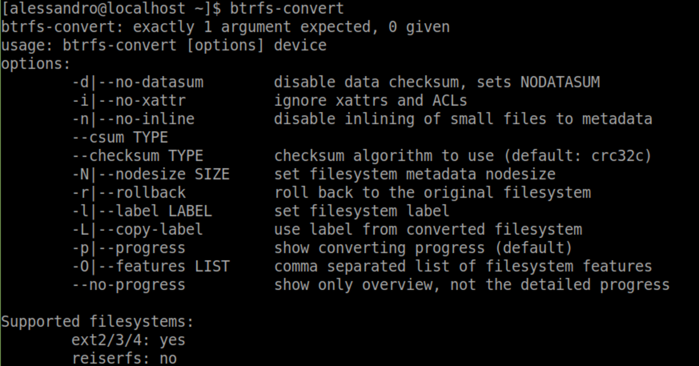 [Guida] Convertire i file system Ext2, Ext3 ed Ext4 in Btrfs