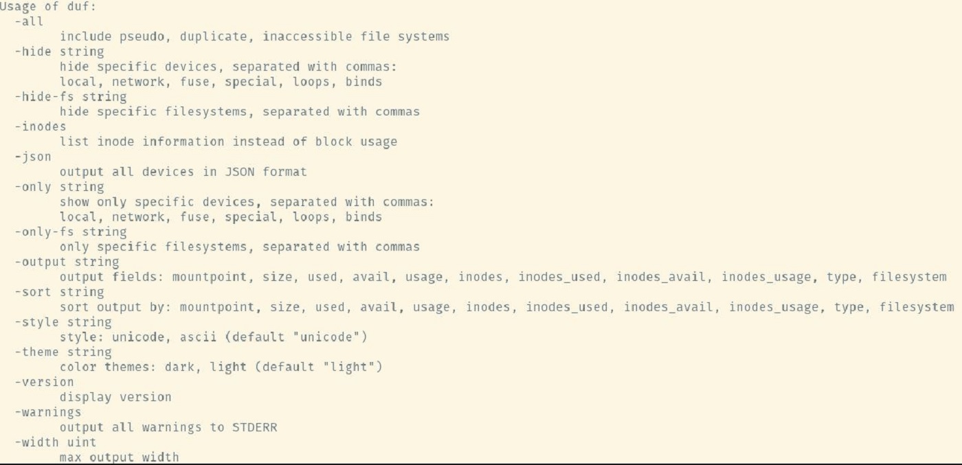 [Guida] Monitorare lo spazio dei filesystem da CLI con duf