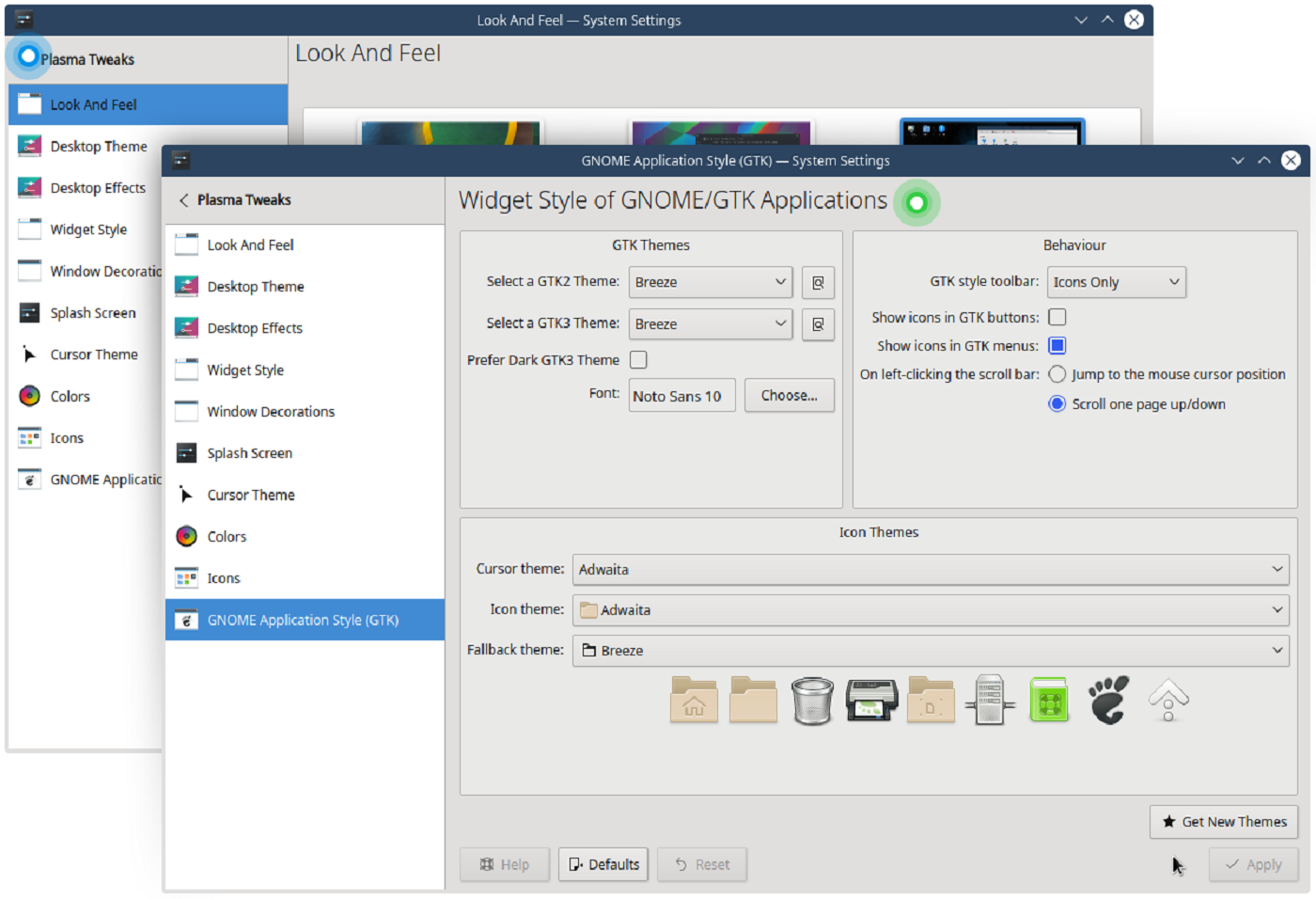 netrubber os debian based kde
