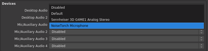 noisetorch microfono