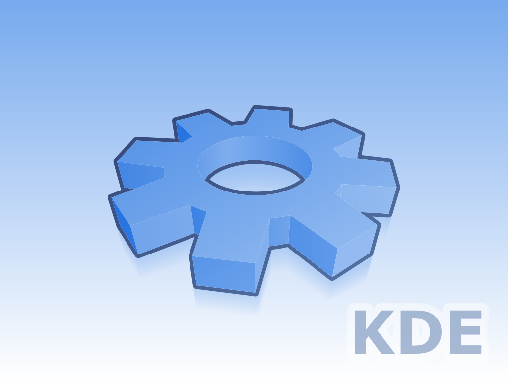 KDE gear