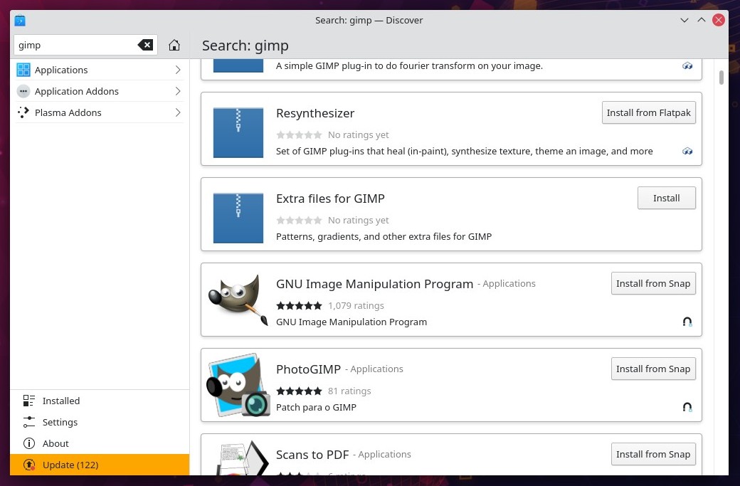 plasma 5.22 discover