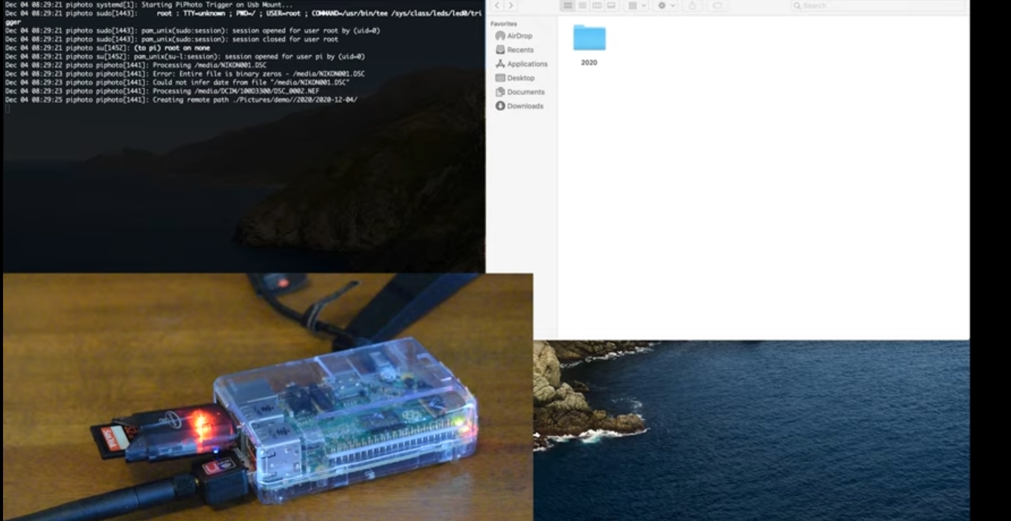 PiPhoto, la Raspberry carica le vostre foto sul PC! 2 raspberry pi piphoto