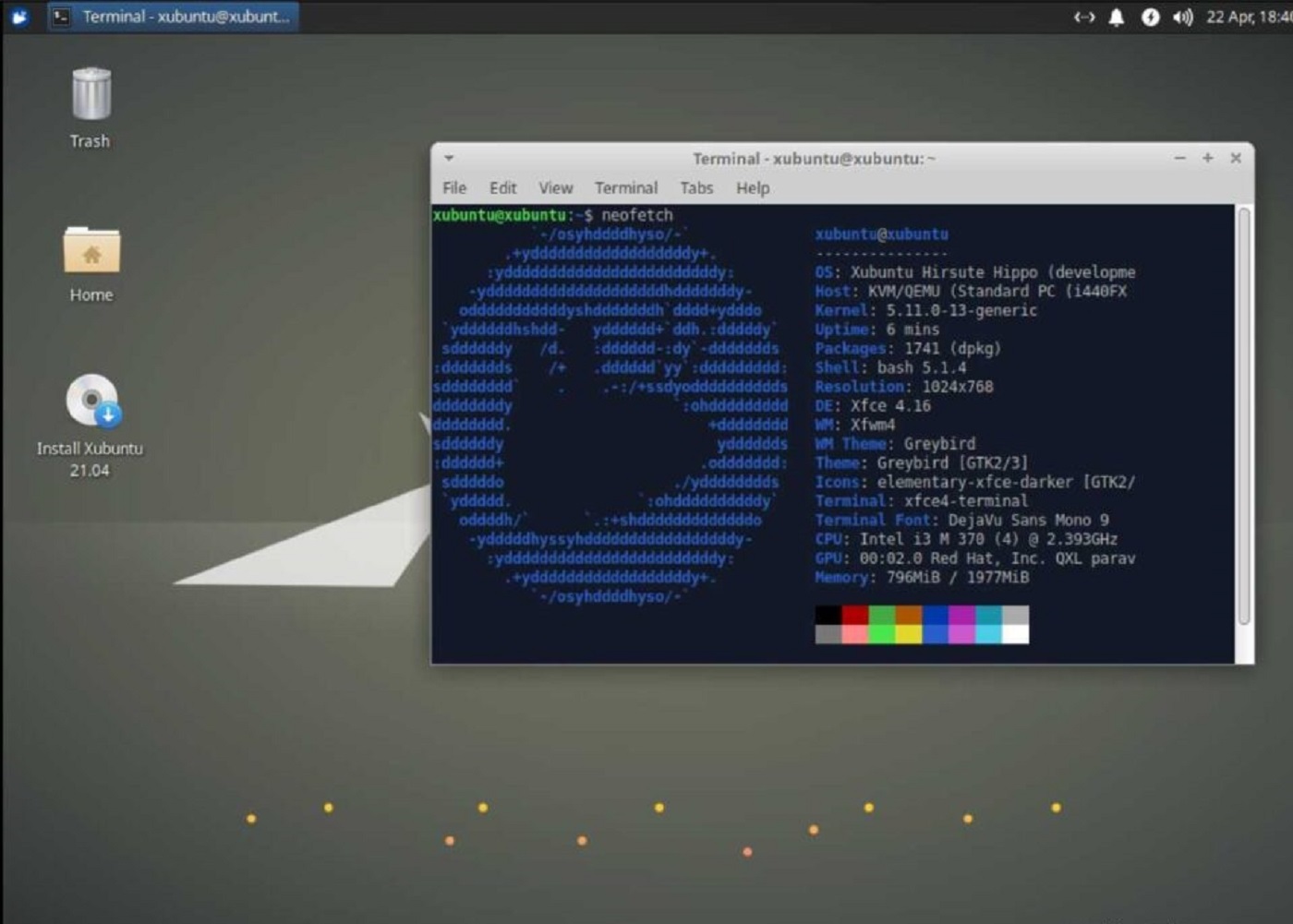 Xubuntu 21.04