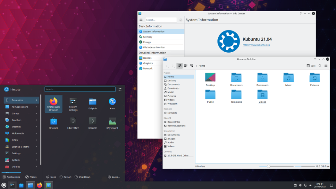 Kubuntu 21.04