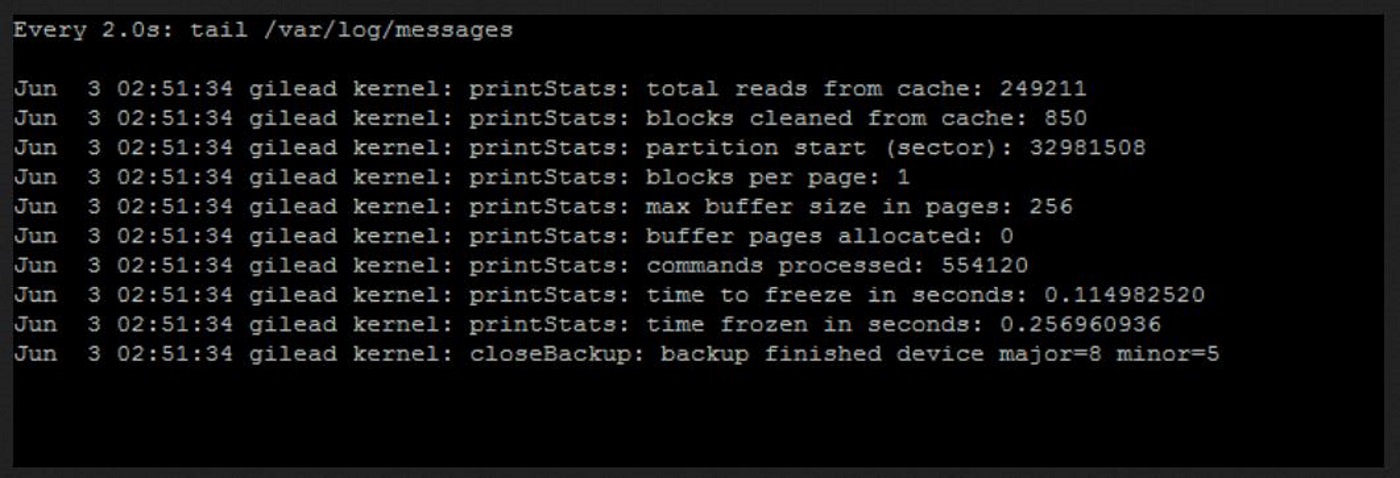 sysadmin watch command
