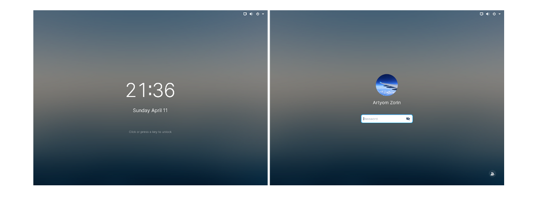 Zorin OS 16 Beta, grandi aspettative: la distro migliora in tutto! 2 zorin OS 16 lockscreen