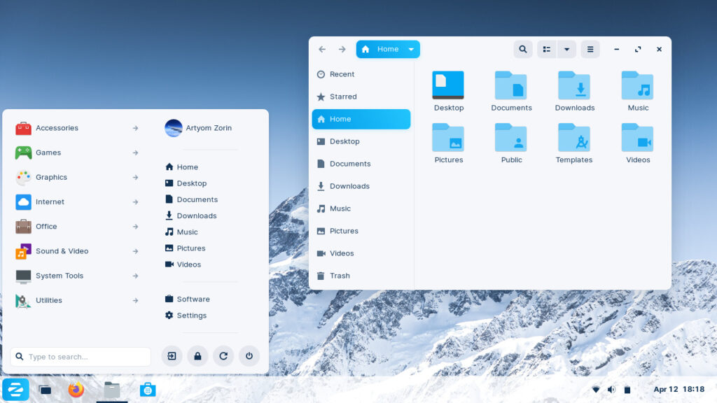 zorin os 16 look