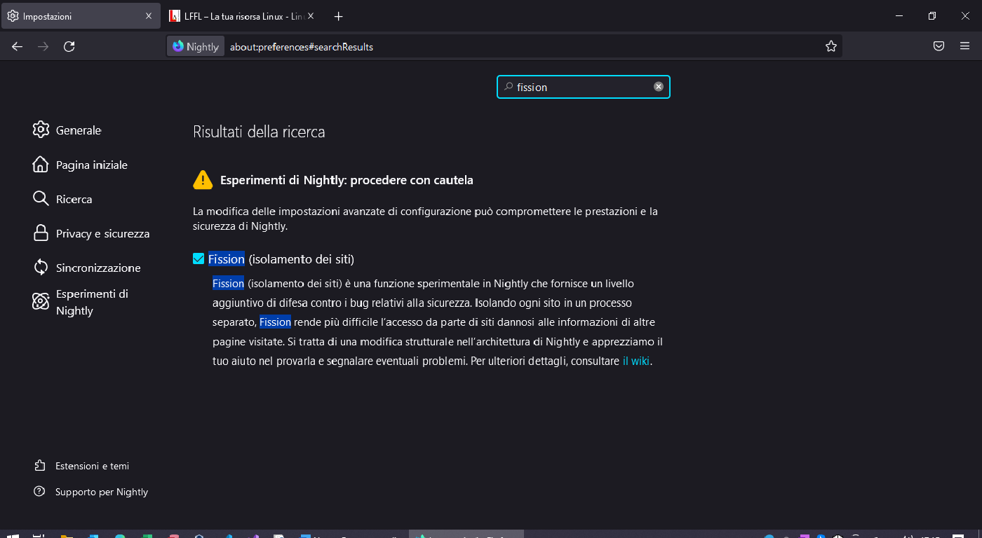 firefox nightly site isolation