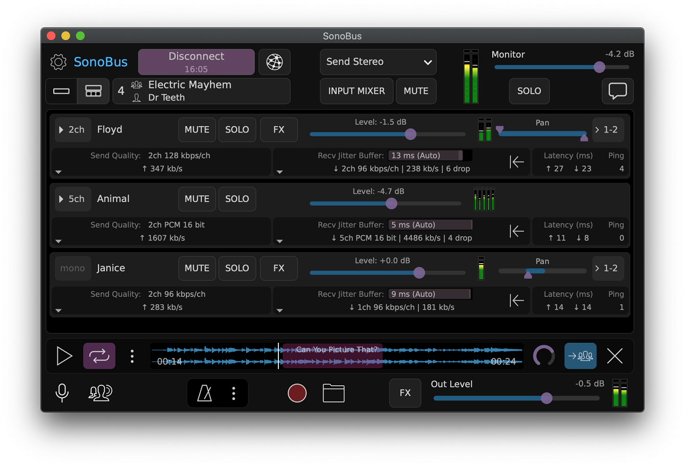 sonobus open source p2p audio streaming tool