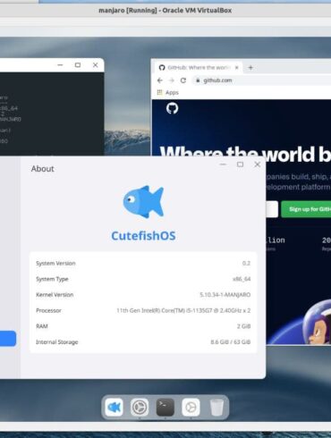 cutefish os desktop