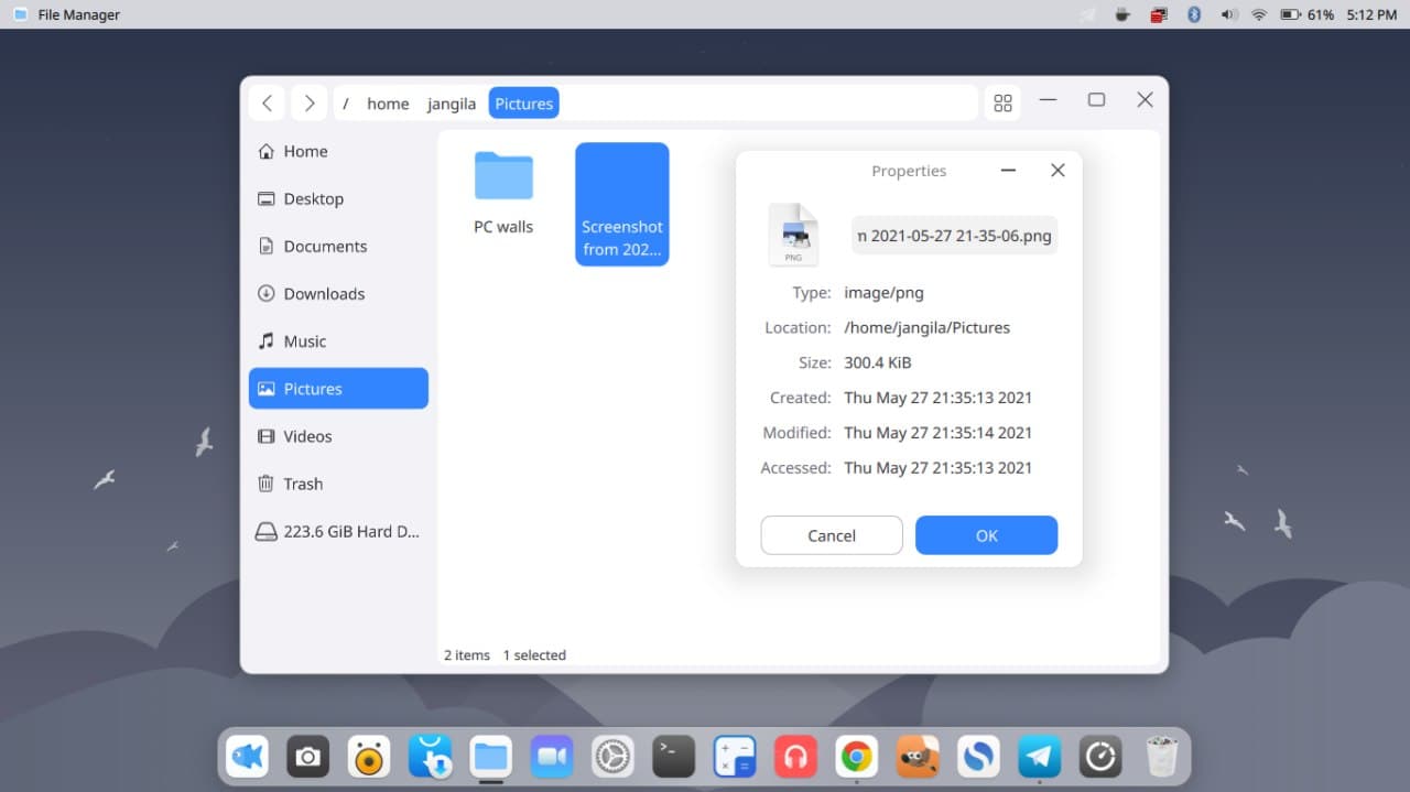 cutefish os desktop env