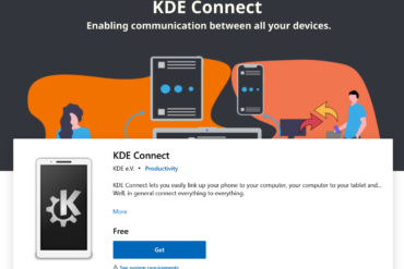 kde connect windows store