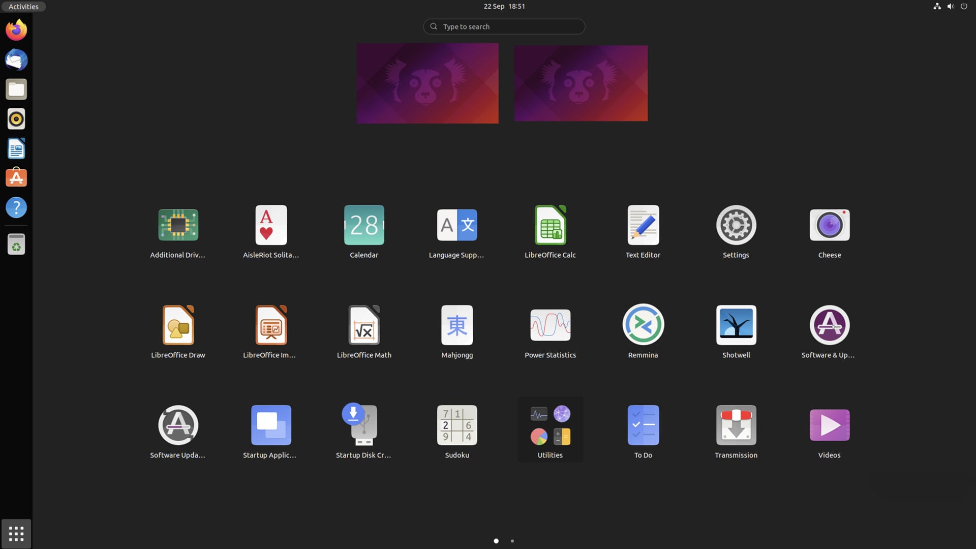 Ubuntu 21.10, disponibile la Beta: confermata la decisione Firefox-Snap 1 ubuntu 21.10 app launcher