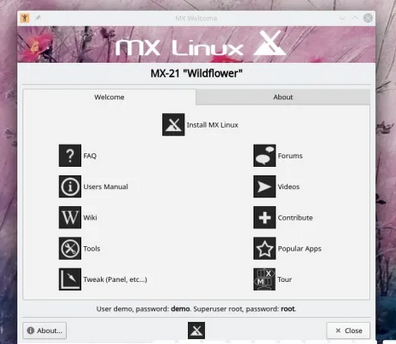 mx linux 21 wildflower