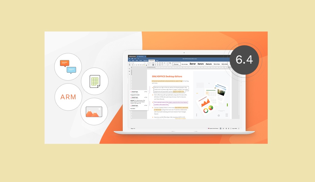 onlyoffice desktop editors 6.4