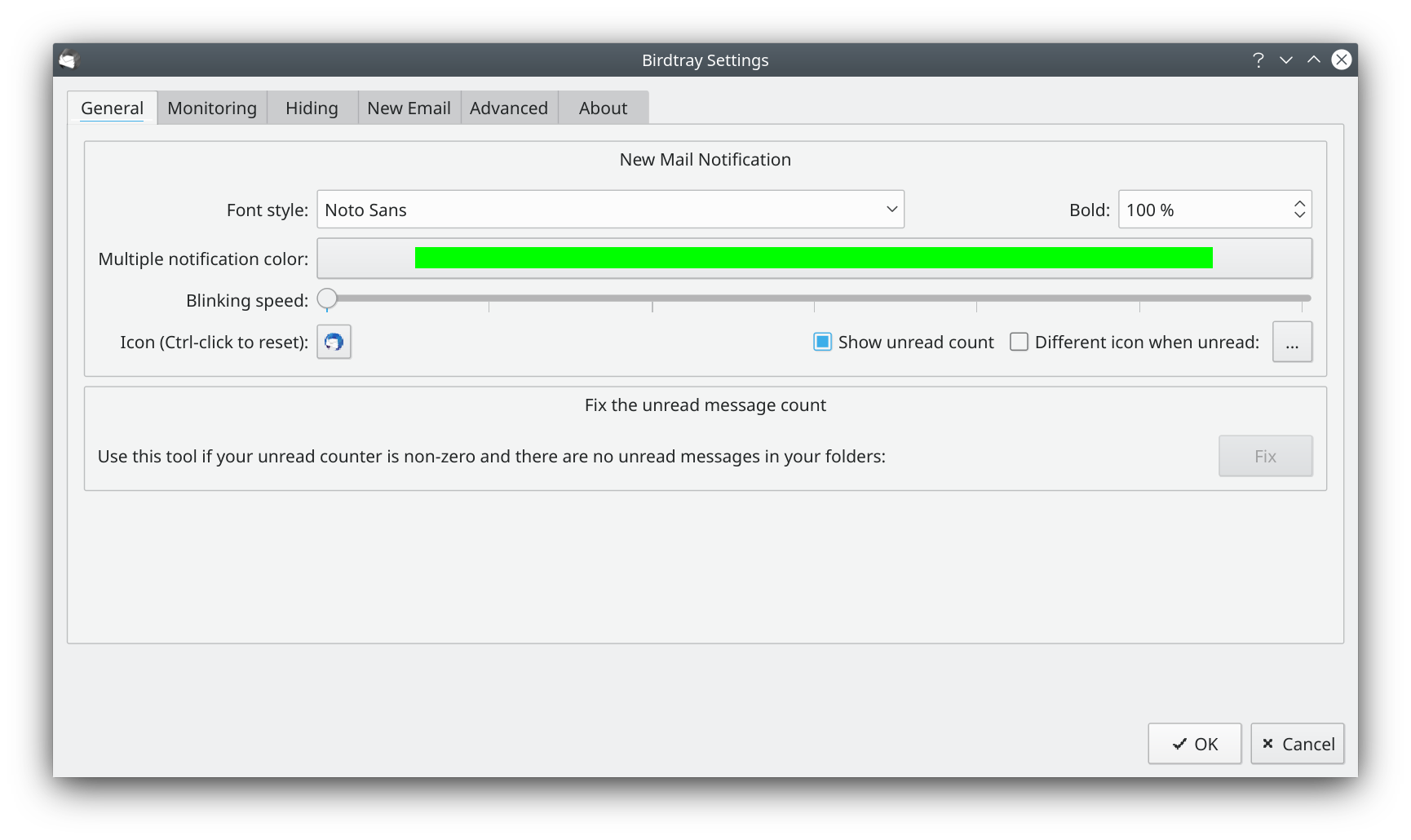 Birdtray, la Tray Icon di Thunderbird per Ubuntu è servita 3 birdtray thunderbird