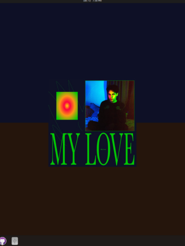 blueberry spotify gnome wallpaper python