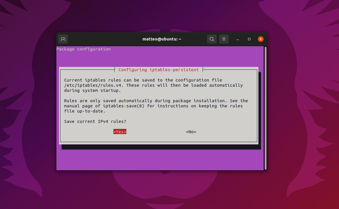 [GUIDA] Linux, Iptables: come rendere persistenti le regole del firewall
