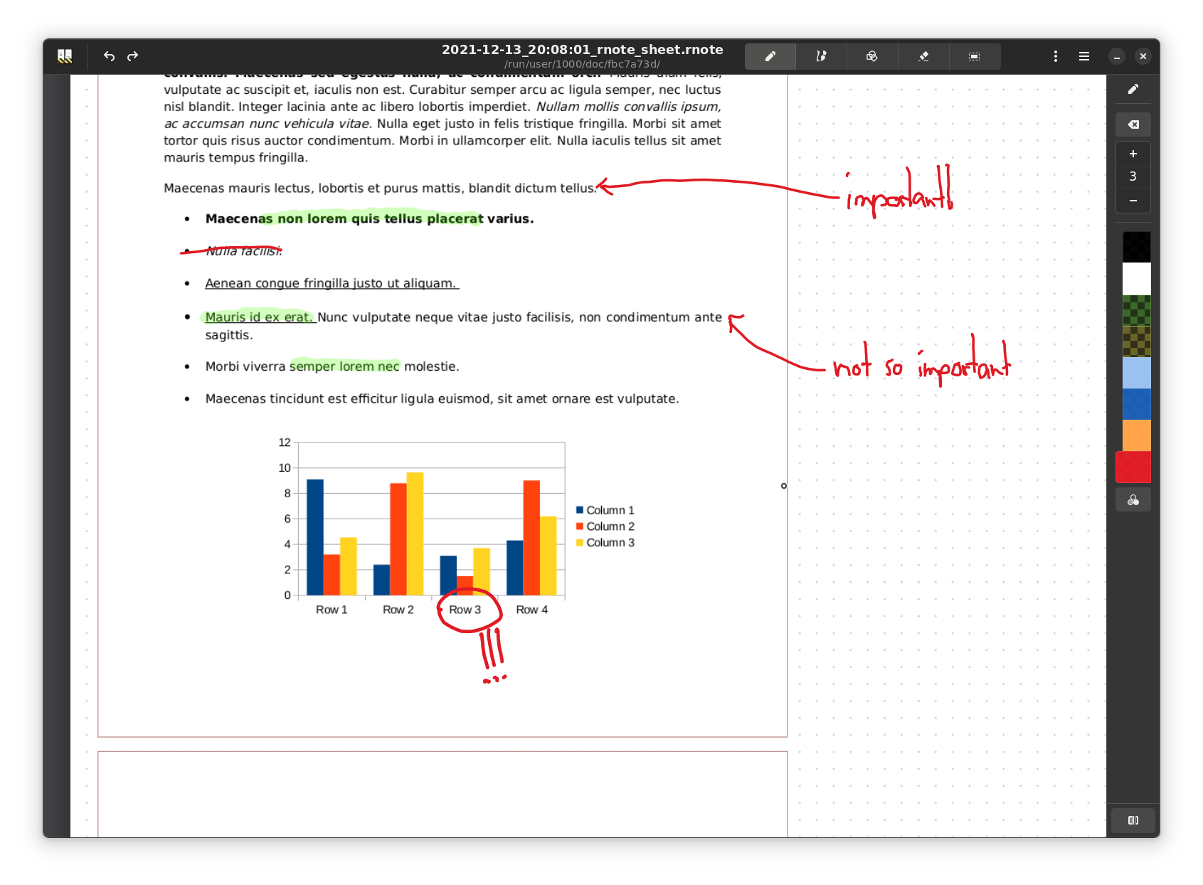 Rnote, nuova app scritta in Rust & GTK4: prendere nota prego! 3 note pdf rnote