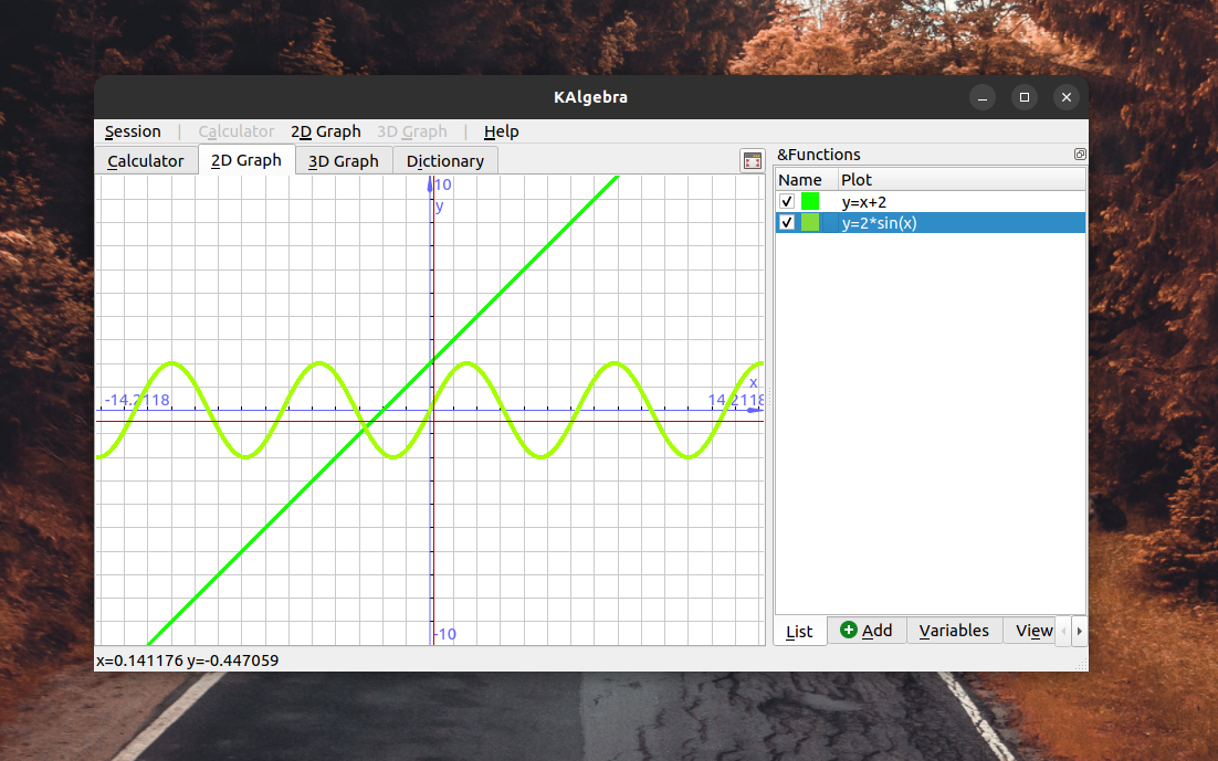La matematica è semplice su Linux con KAlgebra: provatelo! 3 KAlgebra
