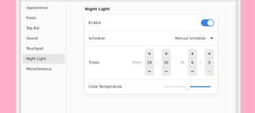 gdm settings gnome app