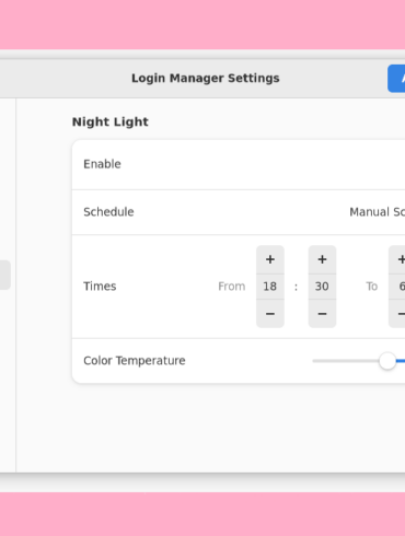 gdm settings gnome app