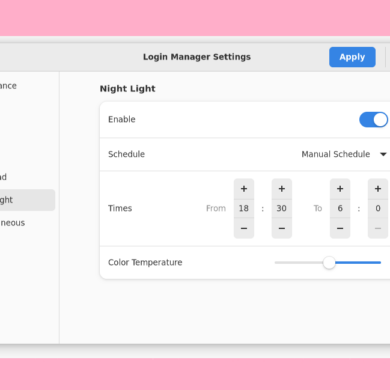 gdm settings gnome app
