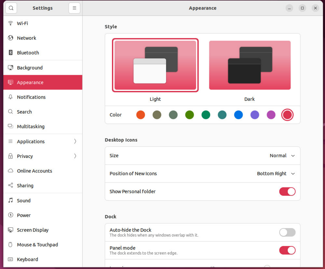 ubuntu 22.04 jammy jellyfish appearance